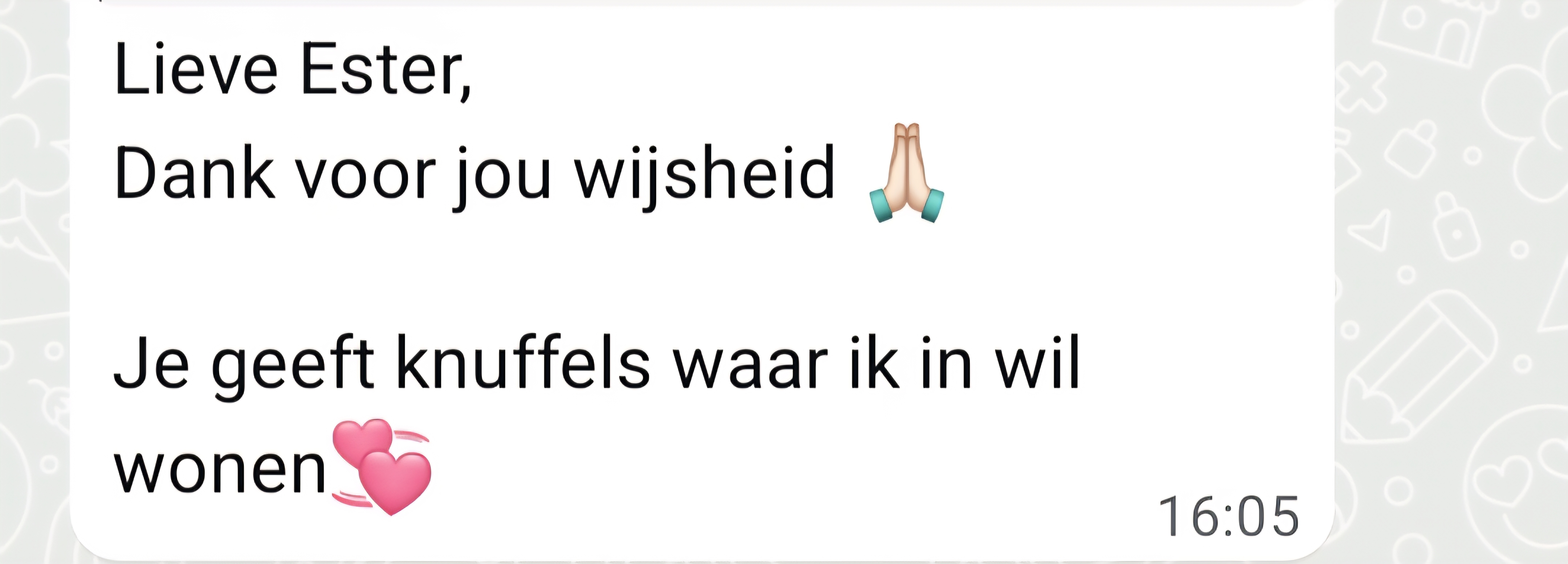 Wat klanten ervaren. 